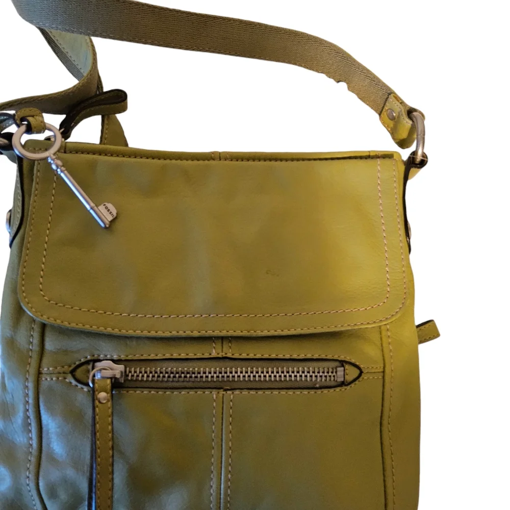 Fossil Leather crossbody bag